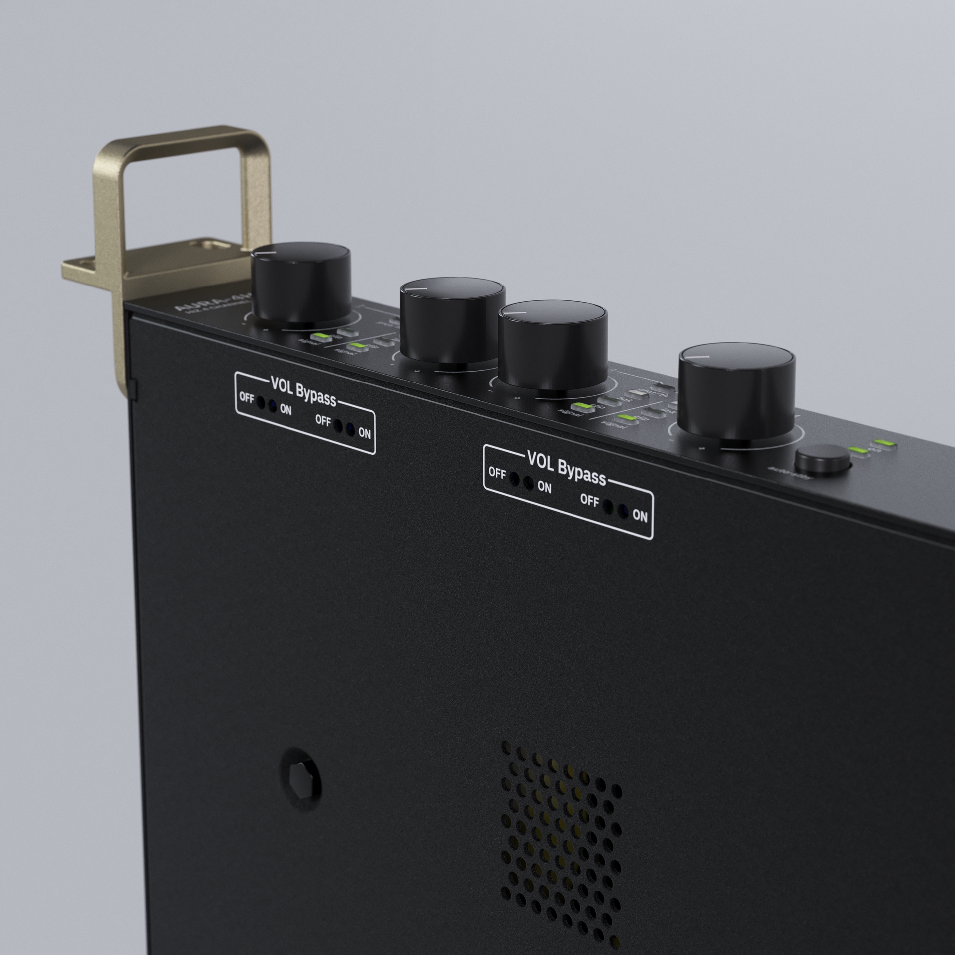 ecler aura 4h150 vol bypass detail lr